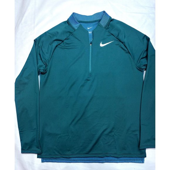 Nike Size Large 2022 Pro Elite Team Authentic 1/2 Zip Track Pullover CW2705-375 - Picture 3 of 8